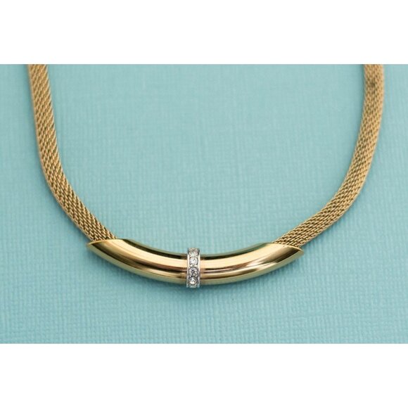 Vintage Gold Necklace 18 Inches by Avon E14 - Picture 1 of 3